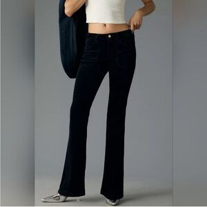 Anthropologie Pilcro Icon Low-Rise Corduroy Chop Pocket Flare Jeans Size 16W NWT